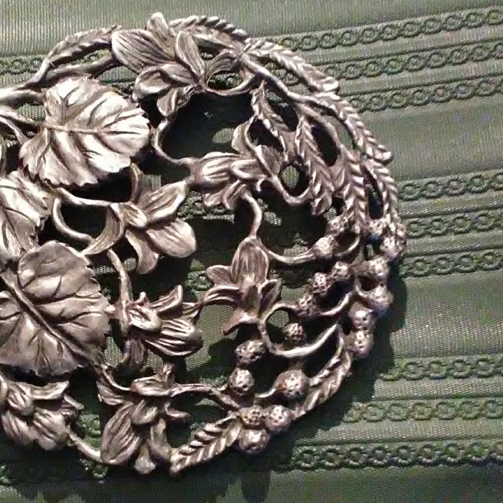 It's a sterling silver candle holder